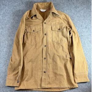 Vintage 70s Mr. Leggs Sportswear Western Jacket Men Brown Utility Workwear Small